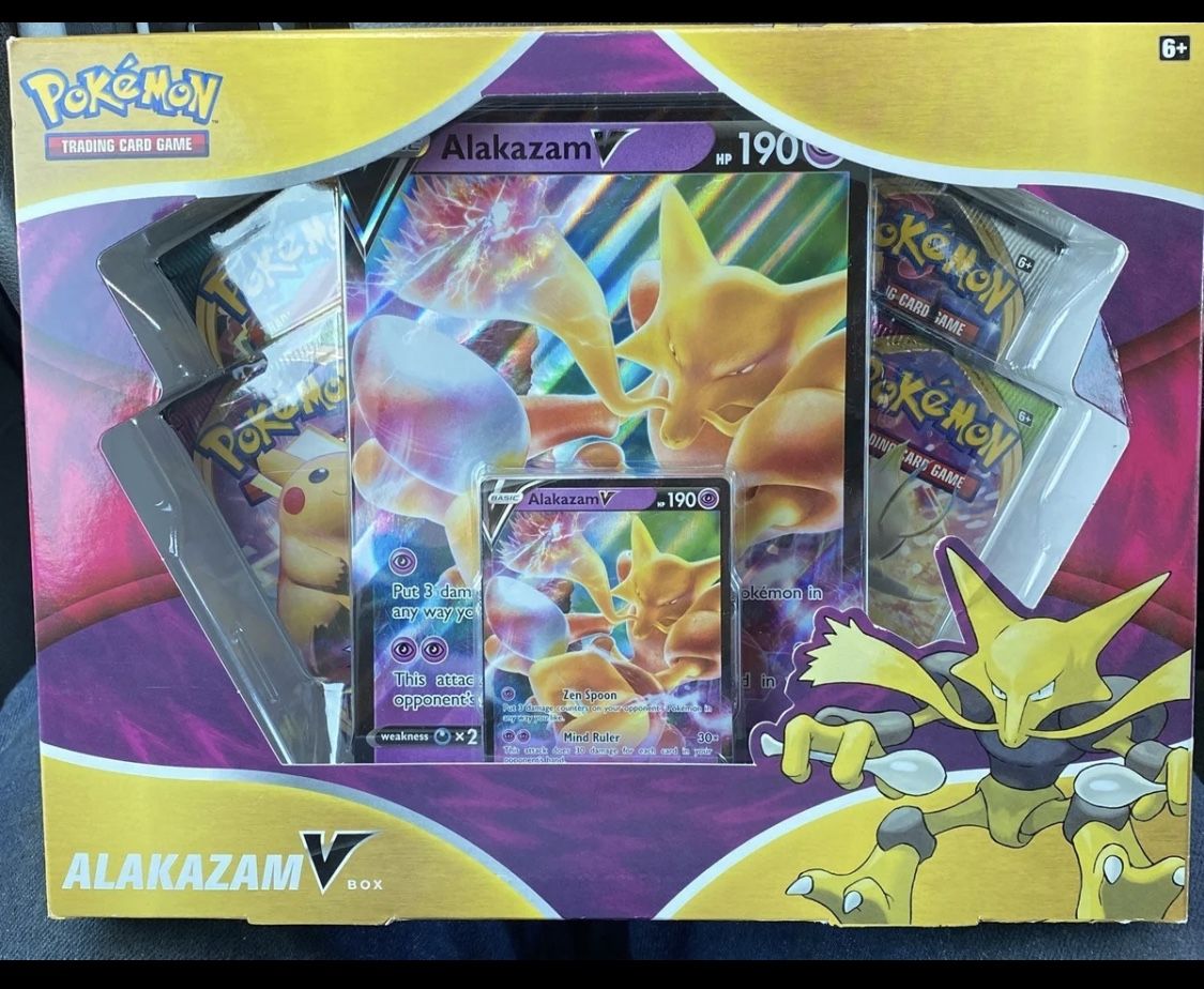 Pokemon Alakazam V Collection Box