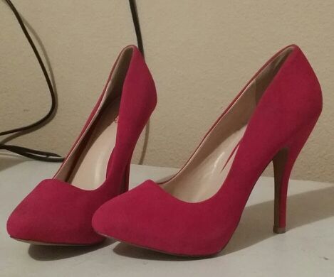 Hot pink heels