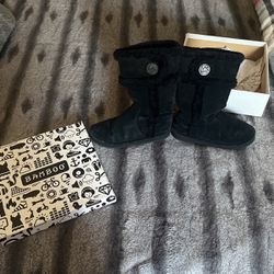MK Black fur Boots 