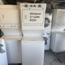 Whirlpool Stackable Washer Dryer 