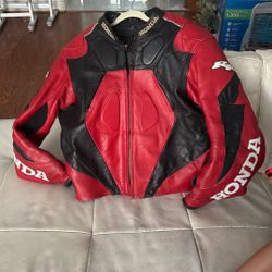 Honda RR leather motorcycle bike (vintage/classic)
