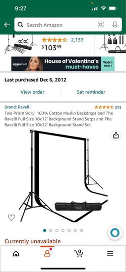 Ravelli Backdrop Stand With Cloths