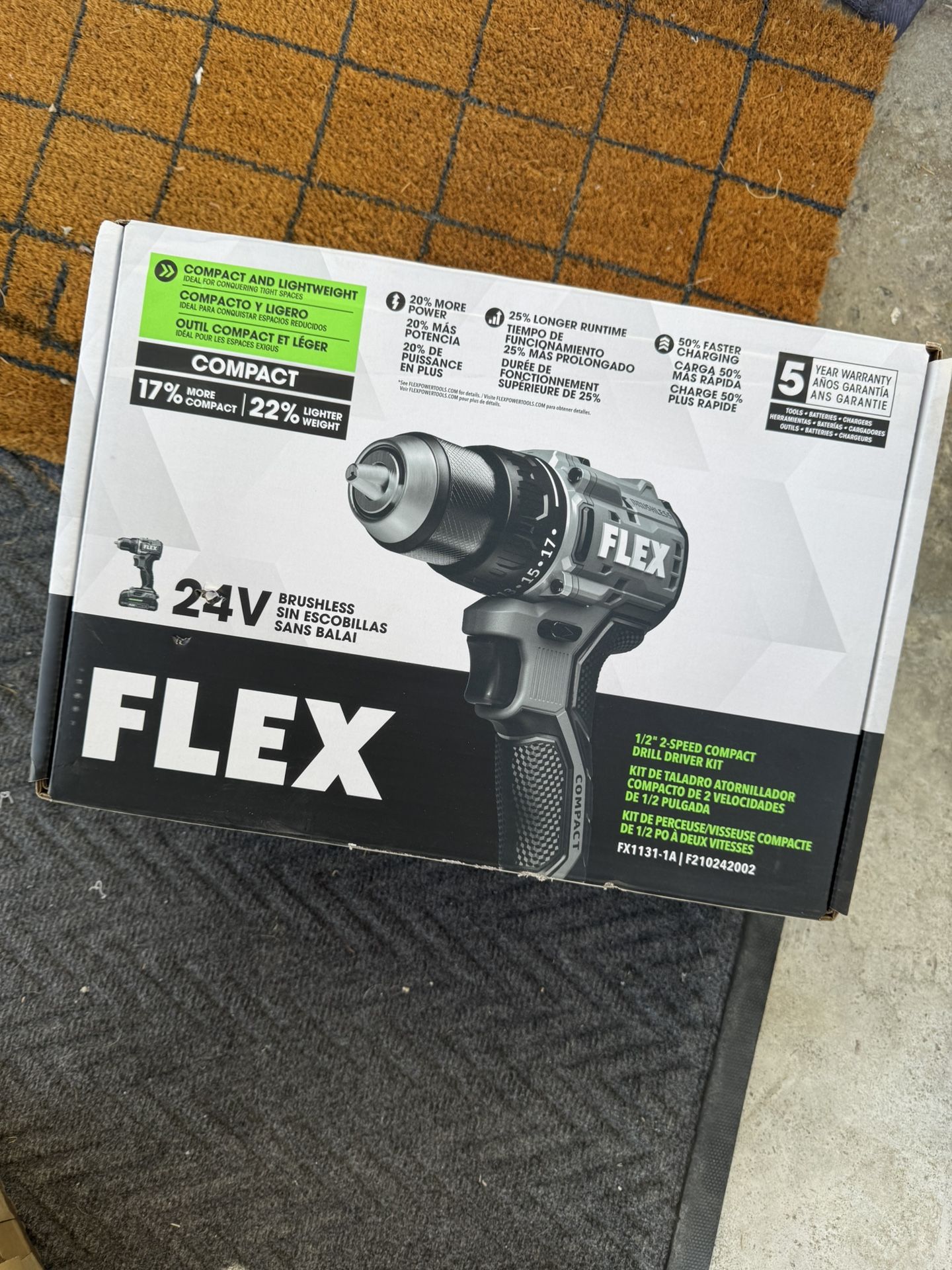 Flex compact 24-volt 1/2-in Keyless Brushless Cordless Drill 1 -Batteries Included (Soft Bag Include