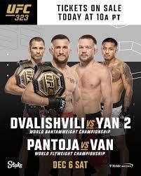 Tickets For UFC 323 At T-Mobile Arena