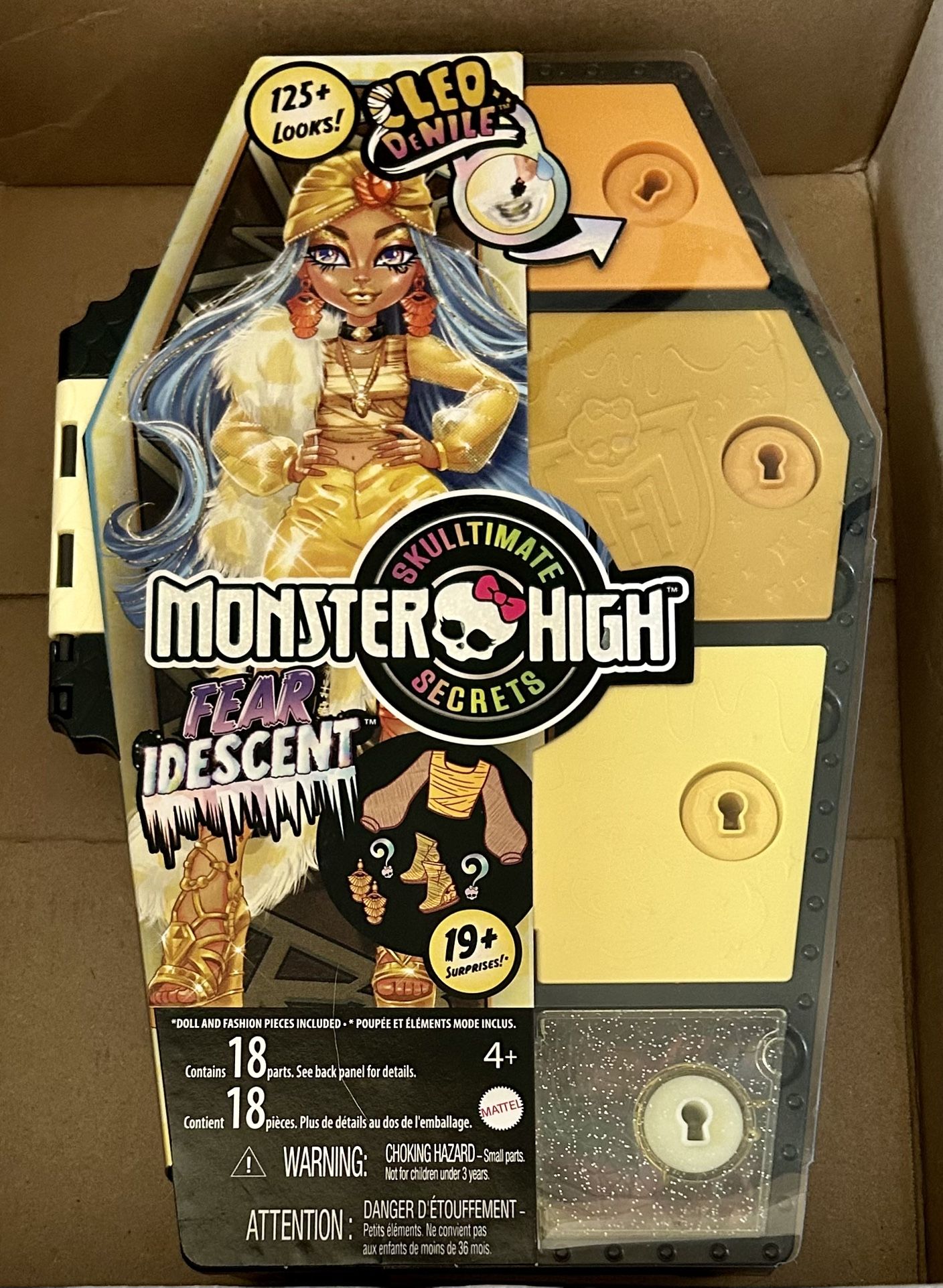 MONSTER HIGH - CASIERS SECRETS DE SECRETS CLEO DE NILE LOOK