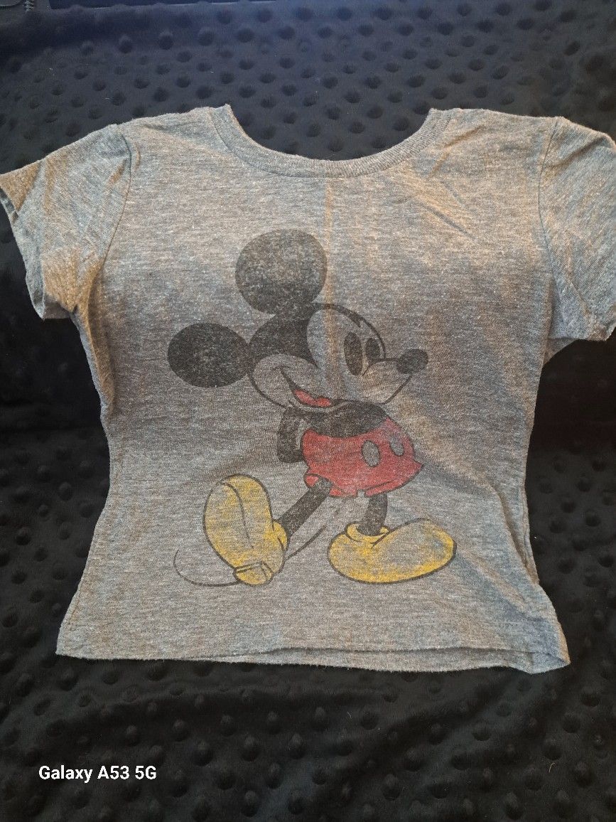 Gray Mickey Tshirt Unisex