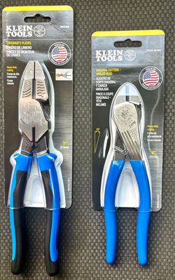 Klein Tools Lineman's Pliers & Diagonal Cutters Set