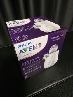Philips Avent Fast Bottle Warmer & Glass Bottles