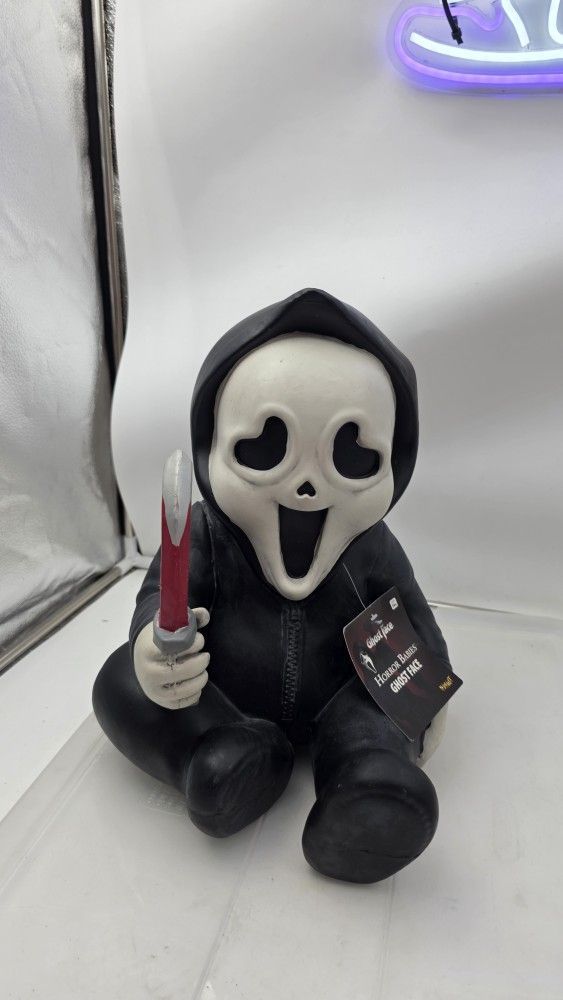 Spirit Halloween Horror Babies Ghostface with Blody Knife 14 inch WITH TAG
