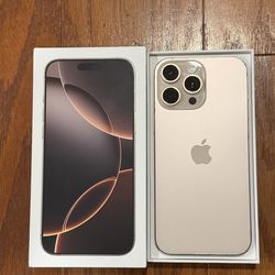 iPhone 16 Pro Max Desert Titanium 256GB UNLOCKED