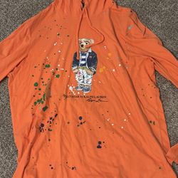 Orange Polo Hoodie