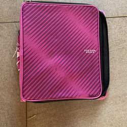 Purple 5 Star 3 Ring 2” Zippered Binder