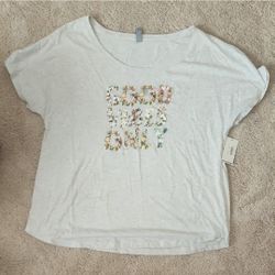 Good Vibes Only Floral Tee