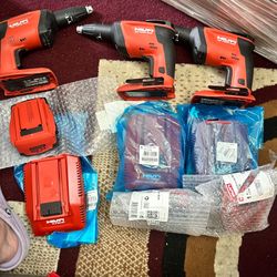 Hilti 22-Volt Lithium-Ion 1/4 in. Hex Cordless Compact High Speed Drywall Screwdriver SD 4500 Tool Body with 22-Volt 2.6 Ah Battery and battery Charge