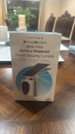 Virtavo SolarFlask Wire-Free Smart Security Camera