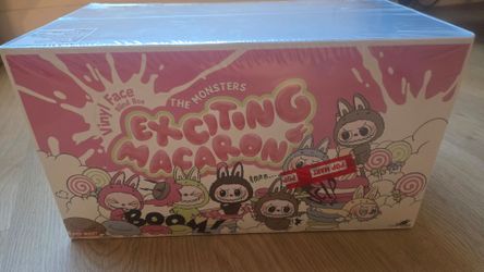 Authentic, NEW, Unopened Labubu (The Monsters) Box Set, Exciting Macaron series from Pop Mart