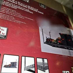 HUSKY Heavy-duty Adjustable Overhead Storage Rack