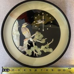 Clock With Bird Art