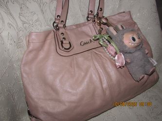 Large vintage coach tote
