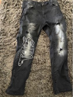 black SDL jeans