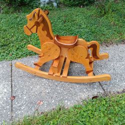 Wood Rocking Horse (Hand Built)