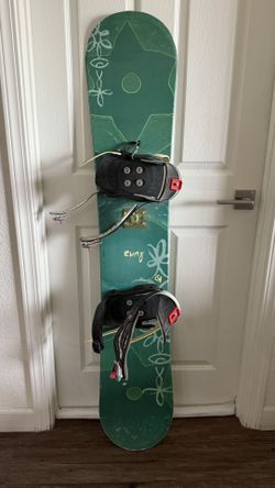 K2 151 Snowboard with bindings
