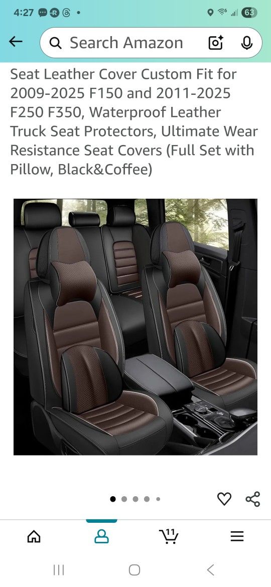 Leather Seat Covers For F150 *NEW!!*