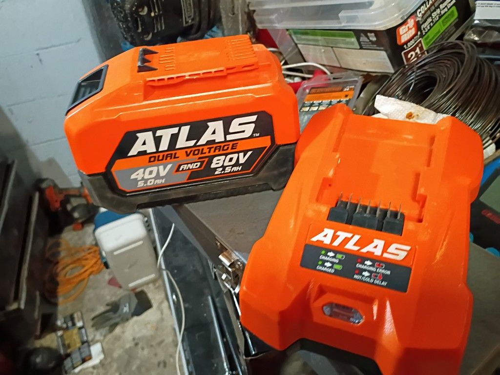 Atlas Dual 40v An 80v Battery And Charger