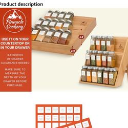 Spice Rack Organizer 👀PLS READ DESCRIPTION BELOW ⤵️