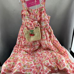 Gir dress with bag