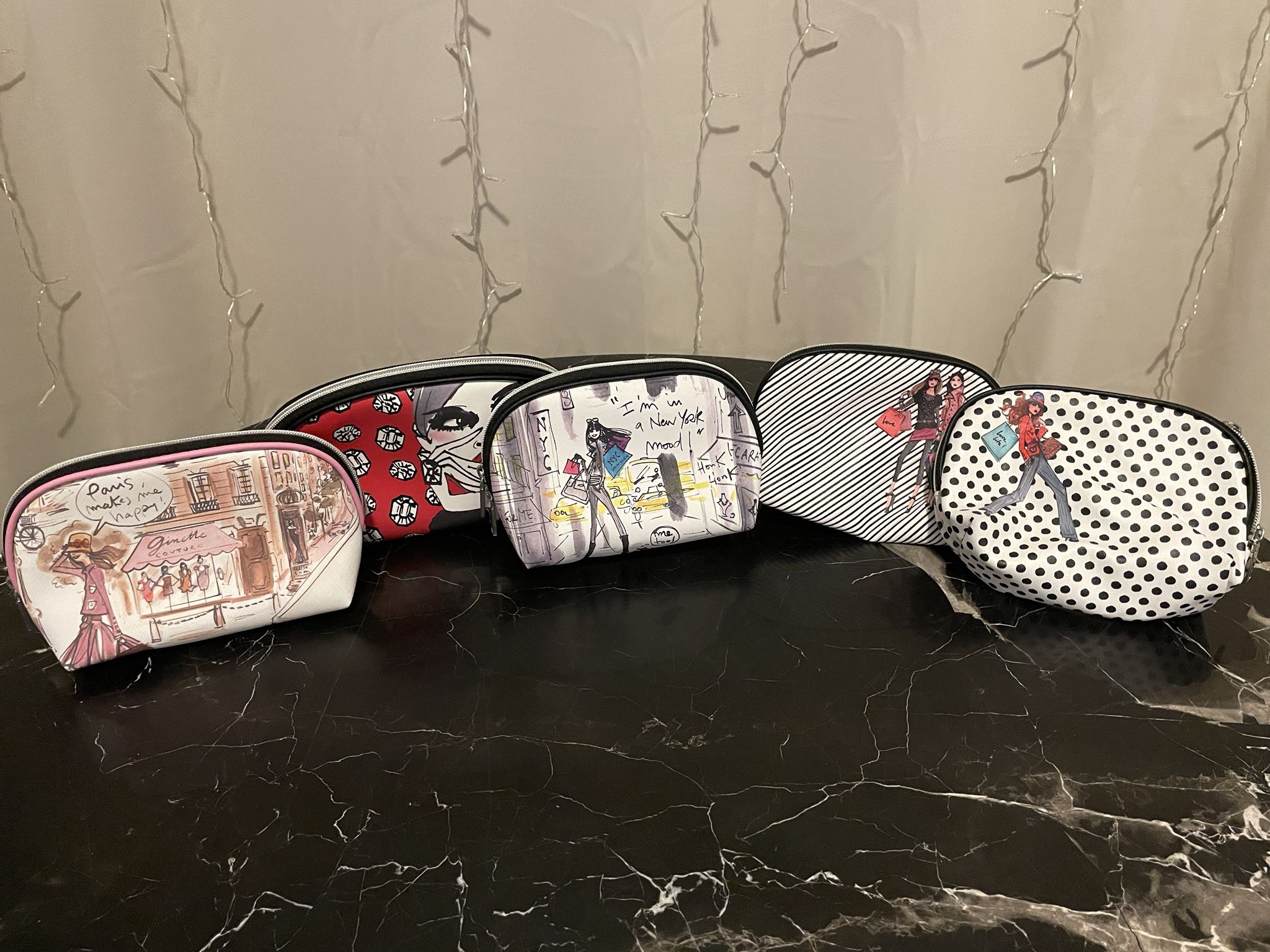IZAK Cosmetic Bags - Small Size - 5 Bags