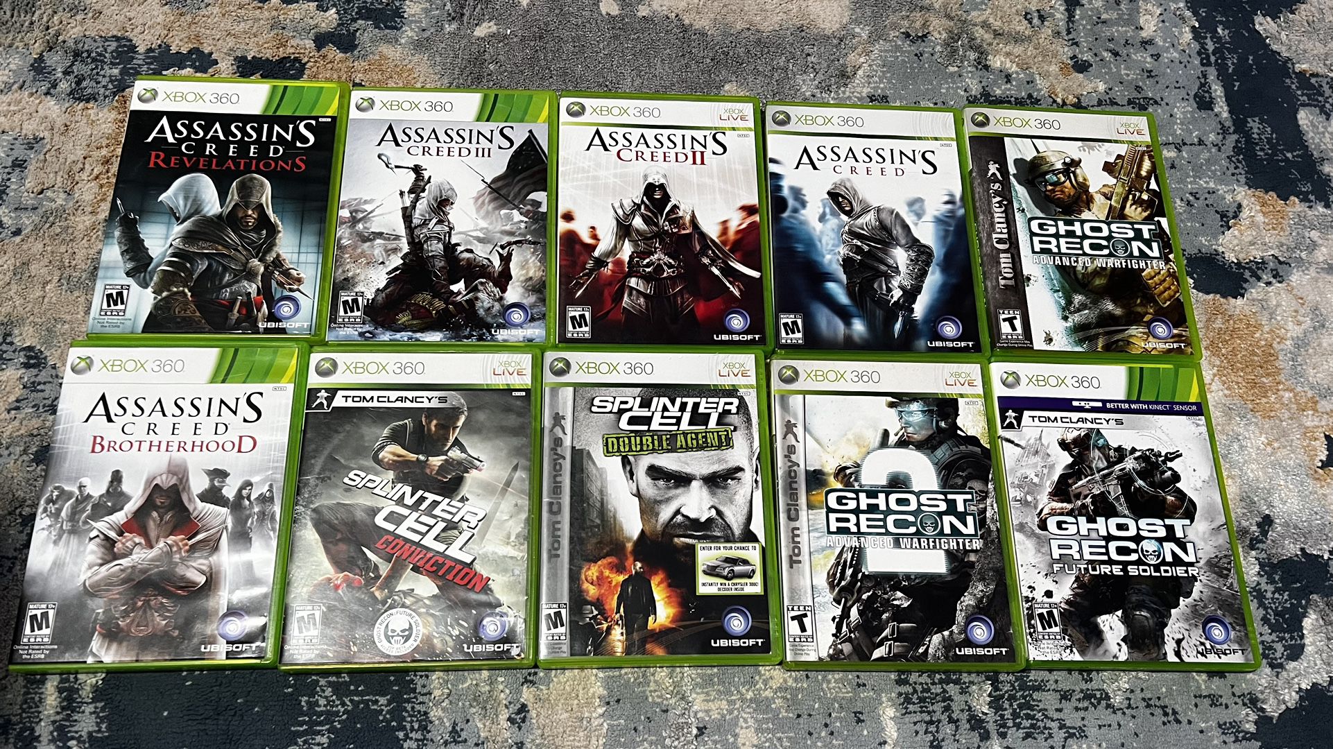 Assassin’s Creed/ Tom Clancy Games Xbox 360