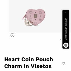  Need Gone ASAP! MCM Pink Heart Coin Pouch In Videos