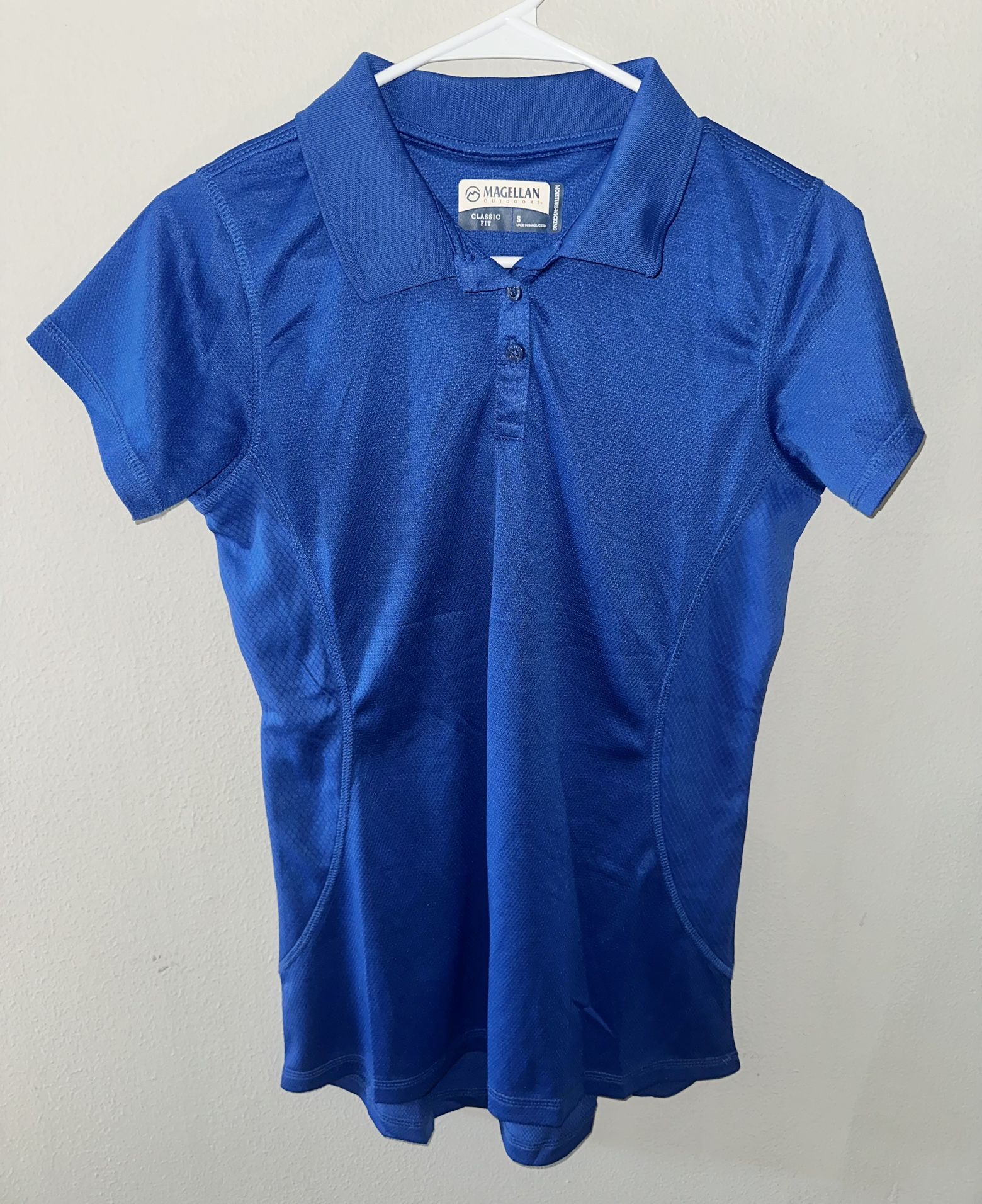 Blue Shirt Collar