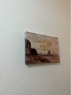 Tan beige aesthetic canyon canvas painting