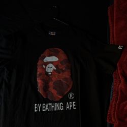 red bape shirt