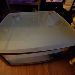 Glass TV Stand Fit Upto 54-inch. W40 x H23 & D24