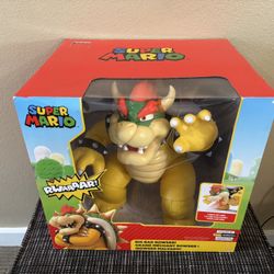 Super Mario Big Bad Bowser Talking And Light Up Figure