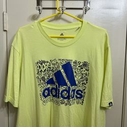 Mens Adidas Logo T Shirt Size 2XL