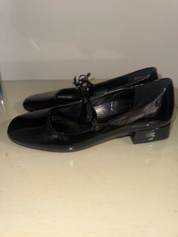 Black Patent Leather Mary Jane Flats