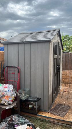 Plastic shed