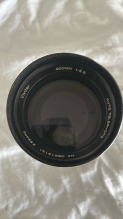Vivitar 200mm f/3.5 Auto Telephoto Lens