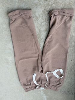 Wilfred Aritzia Allant Pant Taupe Waist Tie Tapered Pants Women’s Size 8