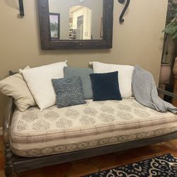 World Market Daybed With Mattress & Covers