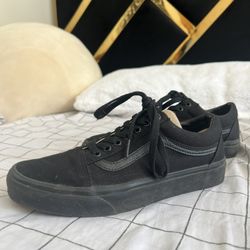 Brand new VANS Old Skool Mono Skate Shoes Black size 7.5