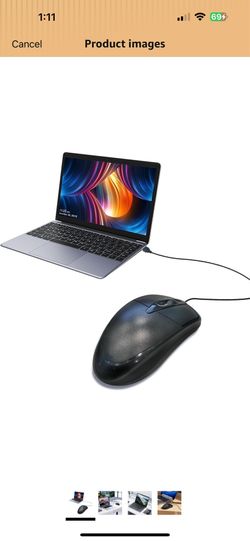 ZAQTG 3-Button USB Wired Mouse, 2.4GHz, 1000 DPI Optical Tracking, for PC/Mac/Laptop - Black À