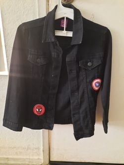 Marvel Black Jeans Jacket