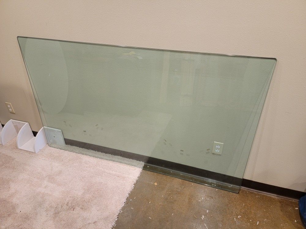 6' x 42" Glass 1/2in Thick Beveled & Polished