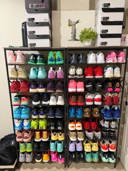 Basketball Shoe Lot  Size 11 ( 14 Pairs )