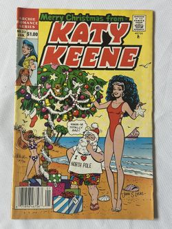 Katy Keene #33-Scarce Last Issue-Newsstand Christmas Issue Dec 1989 Archie Comic
